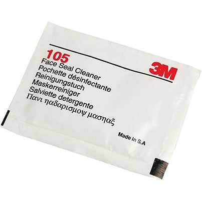 3M 105 Face Seal Cleaning Wipes (Box of 40