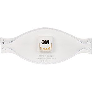 3M Aura 9322+ Gen3 Fold-Flat FFP2 Dust Mask (Pack of 10)