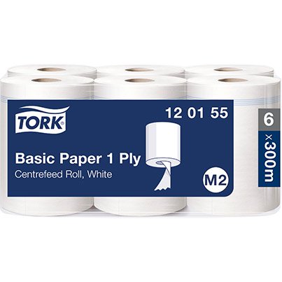 M2 Centrefeed Basic Paper Towel Roll  (Case of 6)