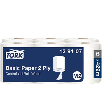 M2 Centrefeed Basic Paper Towel Roll 429m (Case of 6)