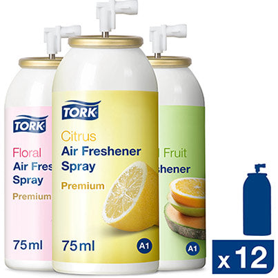 Tork Premium A1 Mixed Air Freshener Spray 75ml (Box of 12)