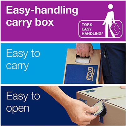 White Combi Basic Paper Towel Roll 340m (Case of 2)