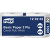 White Combi Basic Paper Towel Roll 340m (Case of 2)