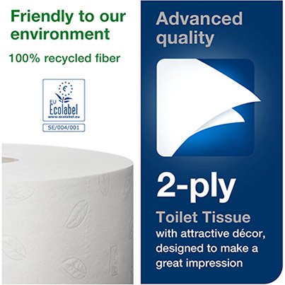 Advanced T1  Jumbo Toilet Roll 360m (Case of 6)