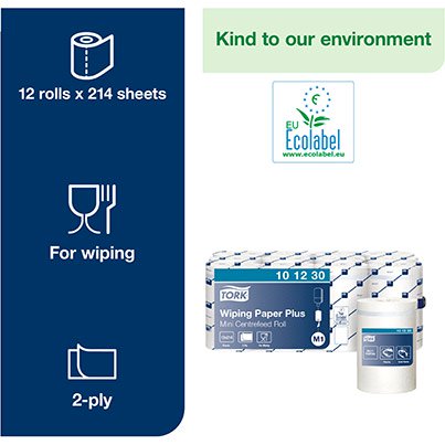 M1 Centrefeed Wiping Paper Plus Towel Roll 75m