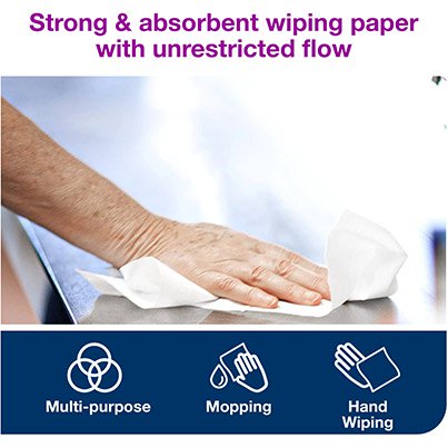 M1 Centrefeed Wiping Paper Plus Towel Roll 75m