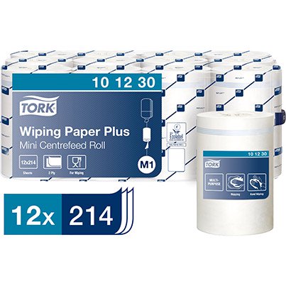 M1 Centrefeed Wiping Paper Plus Towel Roll 75m