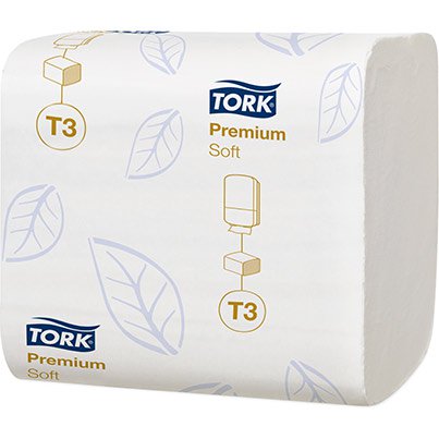 Premium T3 Folded Soft Toilet Paper Pack (Case of 30)