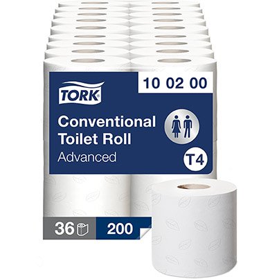 Advanced T4 Conventional Toilet Roll (Case of 36)