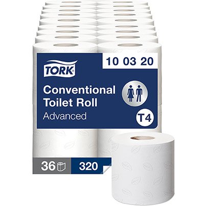 Advanced T4 Conventional Toilet Roll (Case of 36)