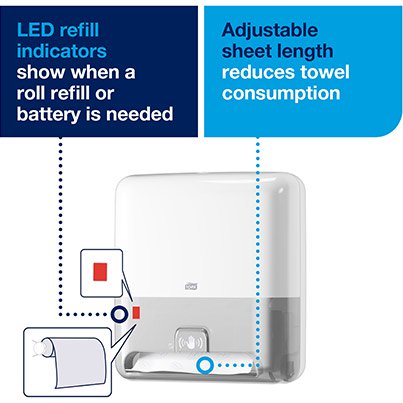 Matic Elevation H1 Paper Towel Roll Dispenser with Intuition Sensor
