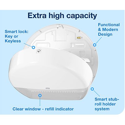 Elevation T1 Jumbo Toilet Roll Dispenser