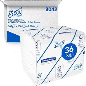 Scott Control 8042 Folded Toilet Paper Pack (Case of 36)