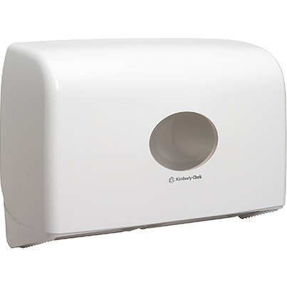 Aquarius 6947 Twin Mini Jumbo Toilet Roll Dispenser