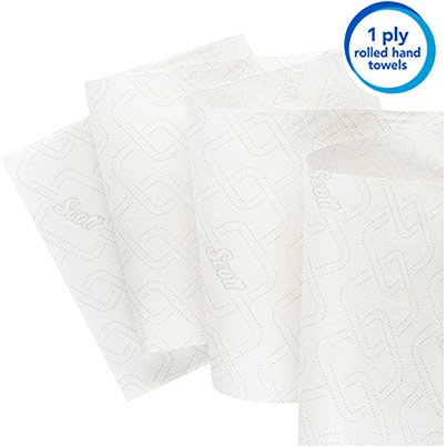 Scott Essential 6691 White Roll 350m (Case of 6)