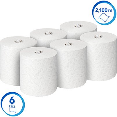 Scott Essential 6691 White Roll 350m (Case of 6)