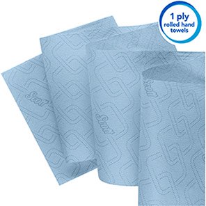 Scott Essential 6692 Detectable  Roll 350m (Case of 6)