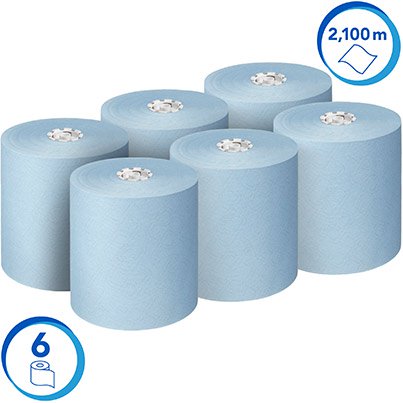 Scott Essential 6692 Detectable  Roll 350m (Case of 6)