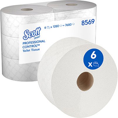 Scott Control 8569 Centrefeed Toilet Roll 314m (Pack of 6)