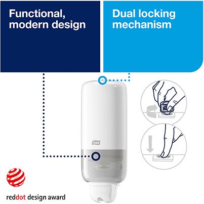 Tork Elevation S1 Liquid and Spray Soap Dispenser