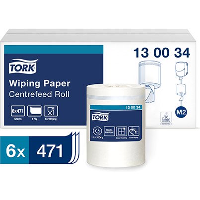 M2 Centrefeed Wiping Paper  Roll 165m (Case of 6)