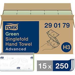 Advanced H3  Single-Fold Paper Towel Pack (Case of 15)