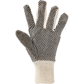 Men’s Polka-Dot Cotton Work Gloves