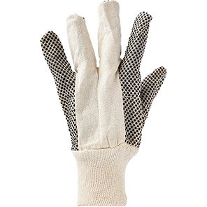 Men’s Polka-Dot Cotton Work Gloves