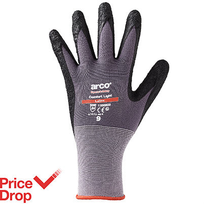 Arco Comfort Light Latex-Coated Work Gloves