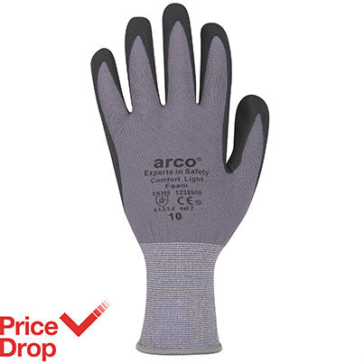 Arco Comfort Light Foam Nitrile-Coated Work Gloves