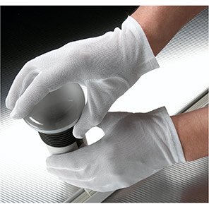 Men’s Bleached-Nylon Fourchette Gloves