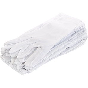 Women’s Bleached-Nylon Fourchette Gloves