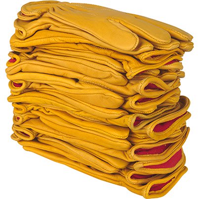 Arco Lined Grain-Leather Driving Gloves (Pack of 10 Pairs)