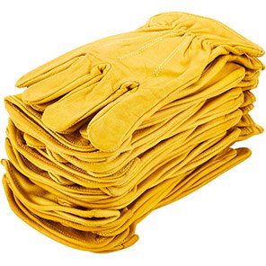 Unlined Grain-Leather Driving Gloves (Pack of 10 Pairs)