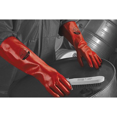 Polychem 45cm PVC Chemical-Resistant Gloves