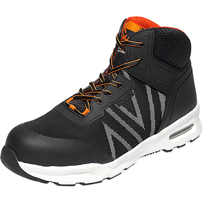 New York Black S1P Safety Boots