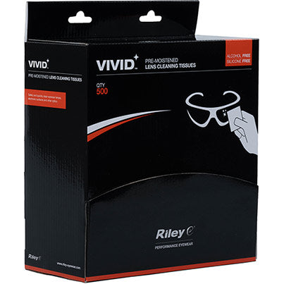Riley VIVID Moist Lens Wipes (Pack of 500)