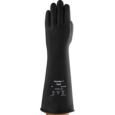 87-104 Latex Chemical-Resistant Gloves
