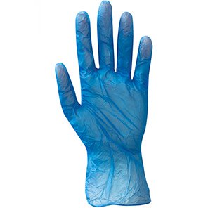 Essentials Powder-Free Vinyl Disposable Gloves (Box of 100)
