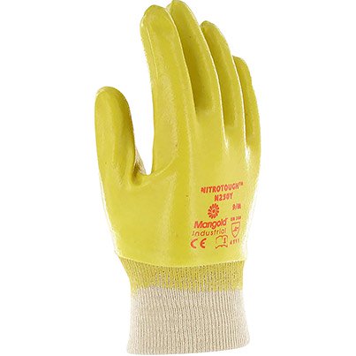 Ansell Nitrotough N250Y Nitrile-Coated Work Gloves 10