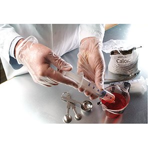 Essentials Clear Latex Disposable Gloves (Box of 100)