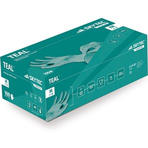 Powder-Free Nitrile Disposable Gloves (Box of 100)
