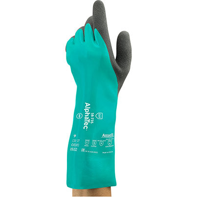 58-735 Nitrile Chemical-Resistant Gloves