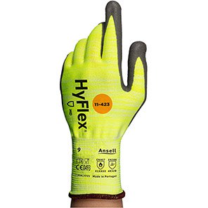 HyFlex 11-423 PU/Nitrile-Coated Work Gloves
