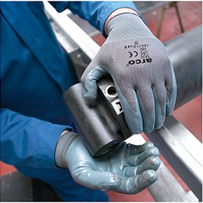 Grip Nitrile-Coated Work Gloves (Pack of 12 Pairs)