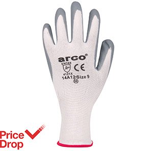 Grip Nitrile-Coated Work Gloves (Pack of 12 Pairs)