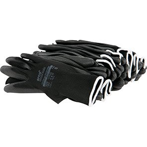 PU-Coated Polyester Work Gloves (Pack of 12)