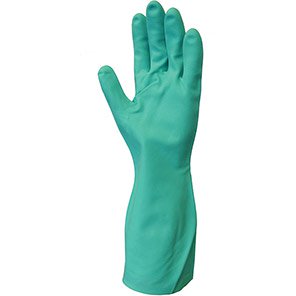 730 Flock-Lined Nitrile Chemical-Resistant Gloves