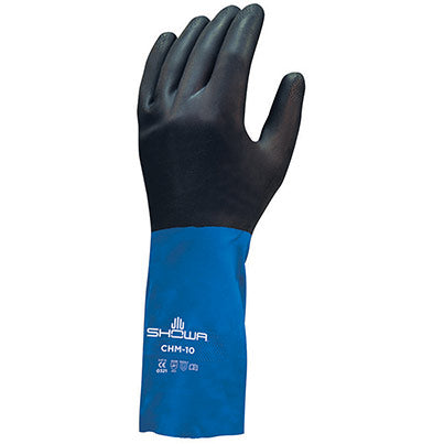 SHOWA CHM Neoprene Chemical-Resistant Gloves 10