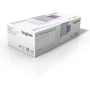 Stronghold Nitrile Disposable Gloves (Box of 100)